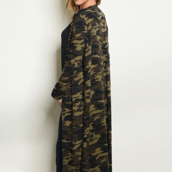 ❤️LAST NEW S Full Length Camo Cardigan - Picture 5 of 5